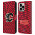 NHL Calgary Flames Net Pattern Leather Book Wallet Case Cover For Apple iPhone 16 Pro