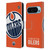 NHL Edmonton Oilers Oversized Leather Book Wallet Case Cover For Google Pixel 9 / Pixel 9 Pro