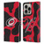 NHL Carolina Hurricanes Cow Pattern Leather Book Wallet Case Cover For Apple iPhone 16 Pro