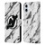 NHL New Jersey Devils Marble Leather Book Wallet Case Cover For Apple iPhone 16 Plus
