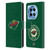 NHL Minnesota Wild Plain Leather Book Wallet Case Cover For OnePlus 12R