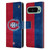 NHL Montreal Canadiens Half Distressed Leather Book Wallet Case Cover For Google Pixel 9 Pro XL