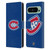 NHL Montreal Canadiens Plain Leather Book Wallet Case Cover For Google Pixel 9 Pro XL