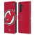 NHL New Jersey Devils Oversized Leather Book Wallet Case Cover For Samsung Galaxy M55 5G