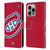 NHL Montreal Canadiens Oversized Leather Book Wallet Case Cover For Apple iPhone 16 Pro
