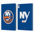 NHL New York Islanders Plain Leather Book Wallet Case Cover For Apple iPad Air 13 2024