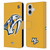 NHL Nashville Predators Oversized Leather Book Wallet Case Cover For Apple iPhone 16
