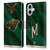 NHL Minnesota Wild Jersey Leather Book Wallet Case Cover For Apple iPhone 16