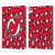 NHL New Jersey Devils Leopard Patten Leather Book Wallet Case Cover For Apple iPad Air 13 2024