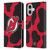 NHL New Jersey Devils Cow Pattern Leather Book Wallet Case Cover For Apple iPhone 16