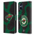 NHL Minnesota Wild Cow Pattern Leather Book Wallet Case Cover For Sony Xperia 5 V 5G