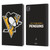 NHL Pittsburgh Penguins Plain Leather Book Wallet Case Cover For Apple iPad Pro 11 M4 2024