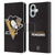 NHL Pittsburgh Penguins Plain Leather Book Wallet Case Cover For Apple iPhone 16