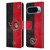NHL Ottawa Senators Half Distressed Leather Book Wallet Case Cover For Google Pixel 9 / Pixel 9 Pro