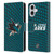 NHL San Jose Sharks Net Pattern Leather Book Wallet Case Cover For Apple iPhone 16