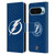 NHL Tampa Bay Lightning Net Pattern Leather Book Wallet Case Cover For Google Pixel 9 / Pixel 9 Pro