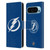 NHL Tampa Bay Lightning Plain Leather Book Wallet Case Cover For Google Pixel 9 / Pixel 9 Pro