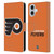 NHL Philadelphia Flyers Plain Leather Book Wallet Case Cover For Apple iPhone 16