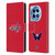 NHL Washington Capitals Plain Leather Book Wallet Case Cover For OnePlus 12R