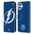 NHL Tampa Bay Lightning Oversized Leather Book Wallet Case Cover For Apple iPhone 16 Plus