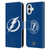 NHL Tampa Bay Lightning Plain Leather Book Wallet Case Cover For Apple iPhone 16 Plus