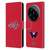 NHL Washington Capitals Plain Leather Book Wallet Case Cover For Xiaomi 14 Ultra