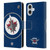 NHL Winnipeg Jets Oversized Leather Book Wallet Case Cover For Apple iPhone 16