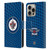 NHL Winnipeg Jets Net Pattern Leather Book Wallet Case Cover For Apple iPhone 16 Pro