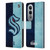 NHL Seattle Kraken Half Distressed Leather Book Wallet Case Cover For OPPO OnePlus Ace 3V 5G