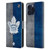 NHL Toronto Maple Leafs Half Distressed Leather Book Wallet Case Cover For Apple iPhone 16 Pro Max
