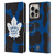 NHL Toronto Maple Leafs Cow Pattern Leather Book Wallet Case Cover For Apple iPhone 16 Pro