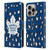NHL Toronto Maple Leafs Leopard Patten Leather Book Wallet Case Cover For Apple iPhone 16 Pro