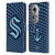 NHL Seattle Kraken Net Pattern Leather Book Wallet Case Cover For OPPO Reno11 Pro