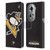 NHL Pittsburgh Penguins Oversized Leather Book Wallet Case Cover For OPPO Reno11 Pro