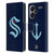 NHL Seattle Kraken Plain Leather Book Wallet Case Cover For Xiaomi Redmi Note 13 Pro Plus 5G