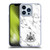 Newcastle United Football Club Crest White Marble Soft Gel Case for Apple iPhone 13 Pro