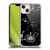 Newcastle United Football Club Crest Black Marble Soft Gel Case for Apple iPhone 13