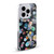Ninola Colourful Patterns Space Planets Black Soft Gel Case for Apple iPhone 14