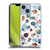 Ninola Colourful Patterns Space Planets White Soft Gel Case for Apple iPhone 14