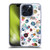Ninola Colourful Patterns Space Planets White Soft Gel Case for Apple iPhone 15 Pro