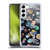 Ninola Colourful Patterns Space Planets Black Soft Gel Case for Samsung Galaxy S22 5G