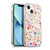 Ninola Colourful Prints Pink Floral Soft Gel Case for Apple iPhone 13