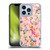 Ninola Flower Patterns Wild Grasses Pink Soft Gel Case for Apple iPhone 13 Pro