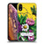 Frida Kahlo Purple Florals Butterfly Soft Gel Case for Apple iPhone XR