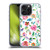 Ninola Flower Patterns Floral Green Soft Gel Case for Apple iPhone 15 Pro Max