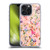 Ninola Flower Patterns Wild Grasses Pink Soft Gel Case for Apple iPhone 15 Pro Max