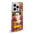 Frida Kahlo Red Florals Portrait Pattern Soft Gel Case for Apple iPhone 13 Pro