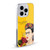 Frida Kahlo Red Florals Portrait Soft Gel Case for Apple iPhone 14 Pro