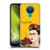 Frida Kahlo Red Florals Portrait Soft Gel Case for Nokia 1.4