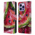 Haroulita Fruit Pattern Watermelon Leather Book Wallet Case Cover For Apple iPhone 14 Pro Max